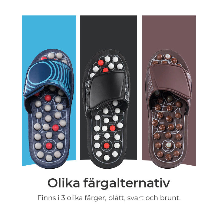 (40% RABATT) Terapeutiska Massagetofflor